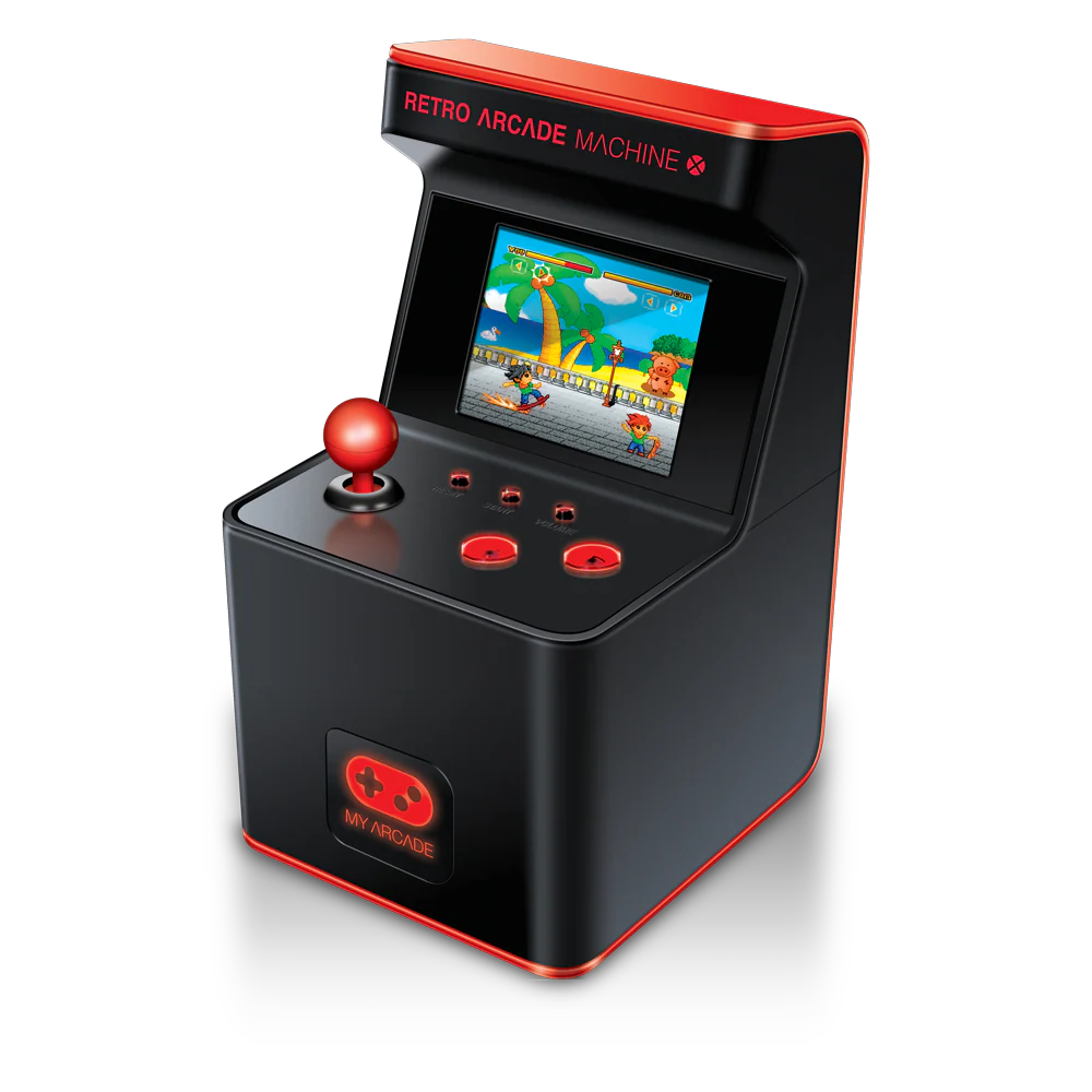 My Arcade Retro Arcade Machine X Playable Mini Arcade: 300 Retro Style Games Built In, 5.75 Inch Tall