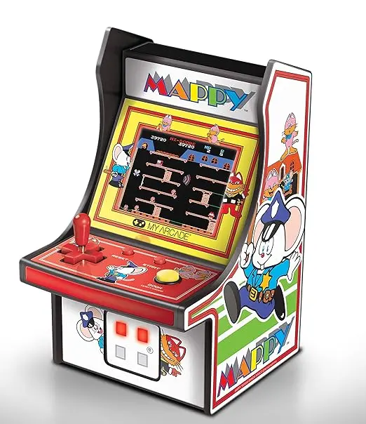  My Arcade DGUNL-3224 Mappy Micro Player Retro Arcade Machine -6.75 Inch