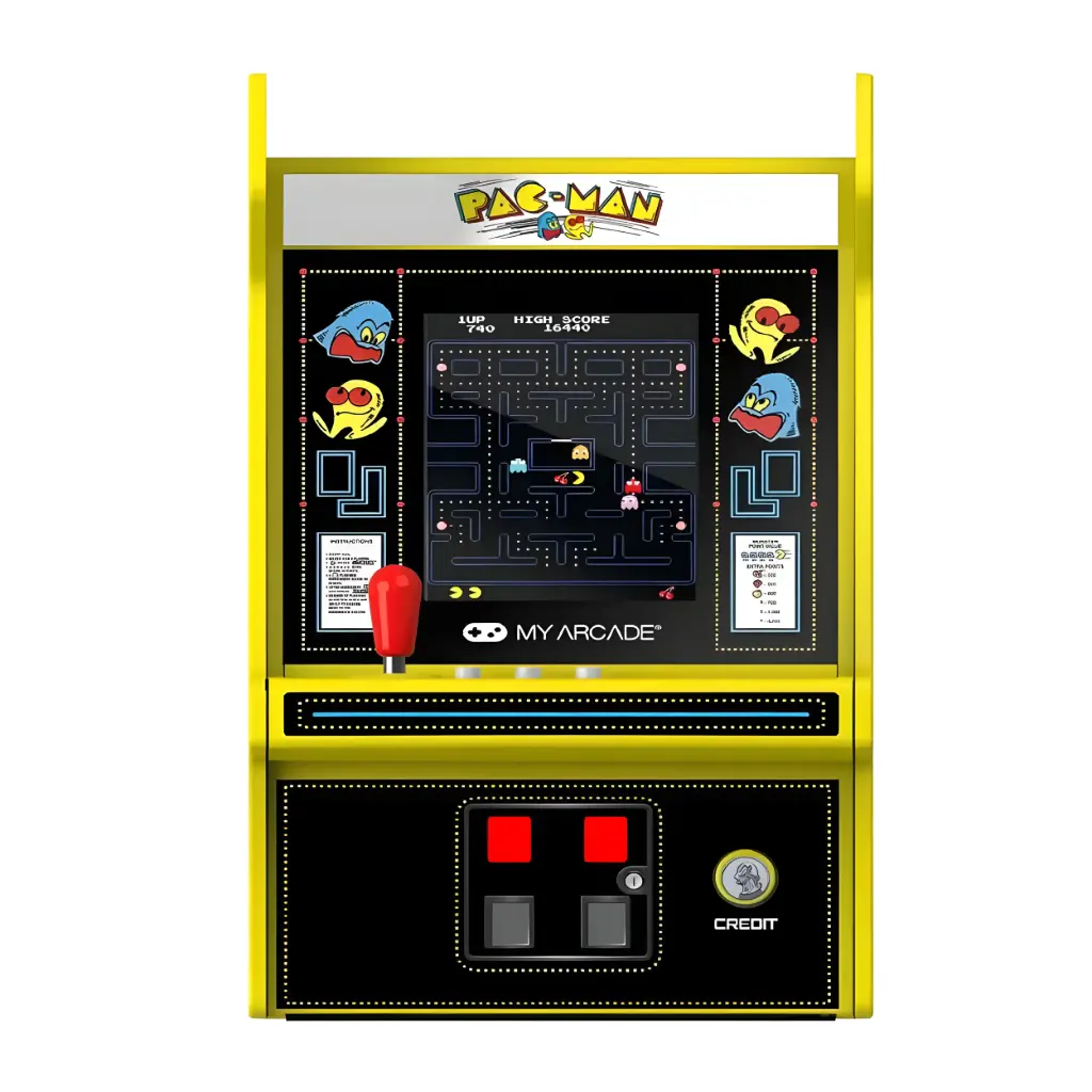 My Arcade Pac-Man Micro Player Pro: 6.75" Handheld Retro Mini Arcade, Arcade Classics Video Game Collectible