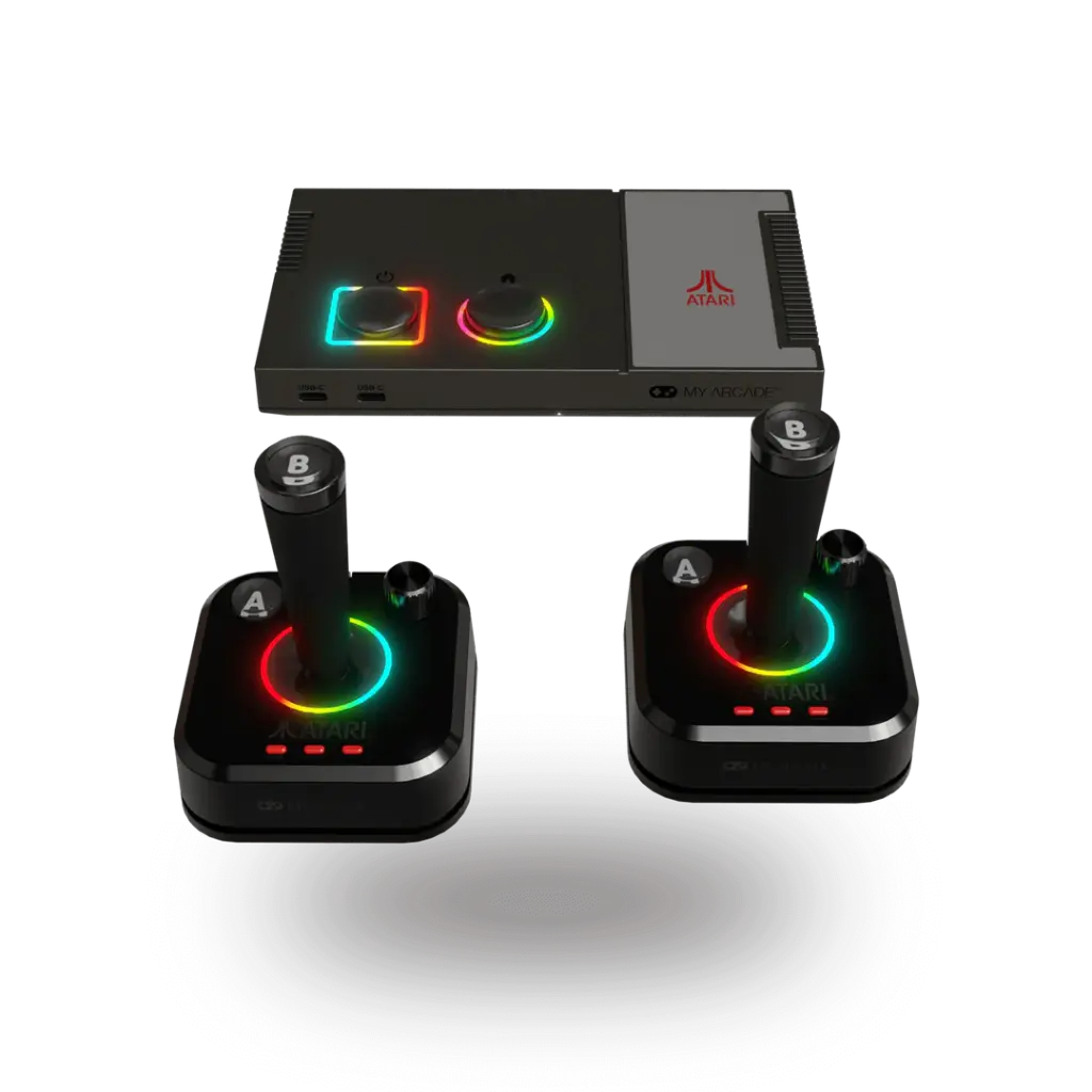 ماي آركيد – آتاري جيم ستيشن برو: جهاز ألعاب فيديو كلاسيكي مع أكثر من 200 لعبة وعصي تحكّم