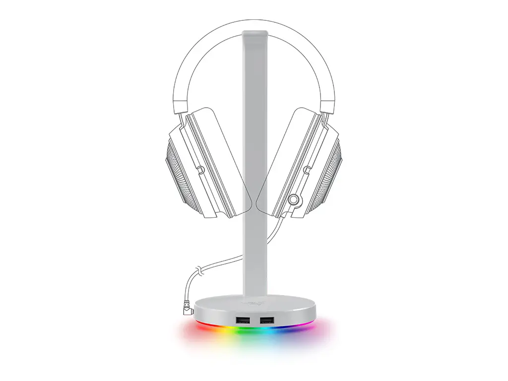 Razer Base Station V2 Chroma RGB Headset Stand - Mercury 