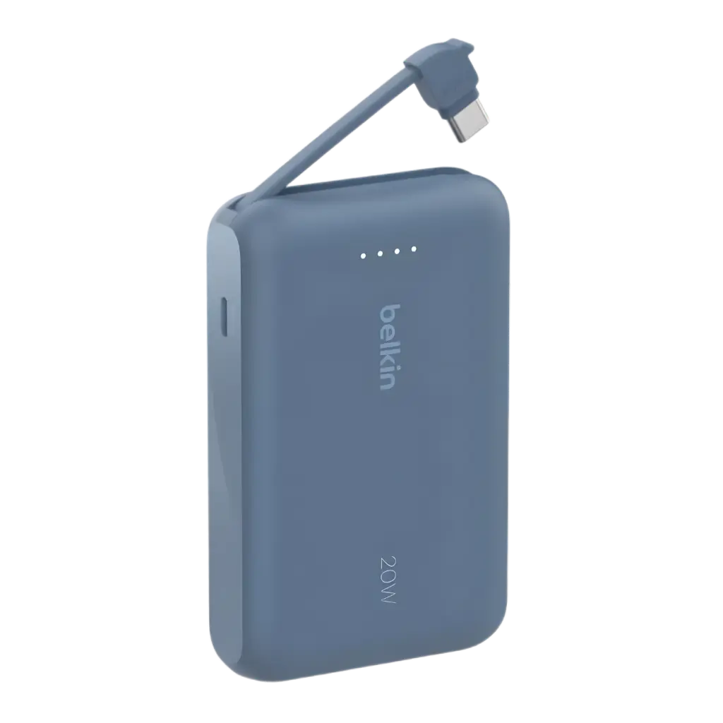 Belkin Power Bank 20W 10K With Integrated Cable