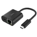محول بلكين USB-C إلى إيثرنت مع دعم شحن بقدرة تصل إلى 100 واط