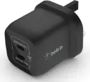 شاحن جداري بلكين GaN مزدوج USB-C بقدرة 45 واط مع تقنية PPS