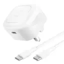 شاحن جداري بلكين USB PD بقدرة 45 واط مع تقنية PPS وكابل PVC-C طول 1 متر، 3 أمبير