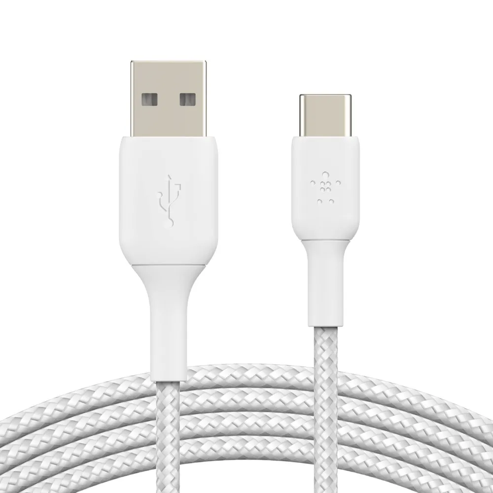 كابل Belkin USB-C مضفر بطول 2 متر