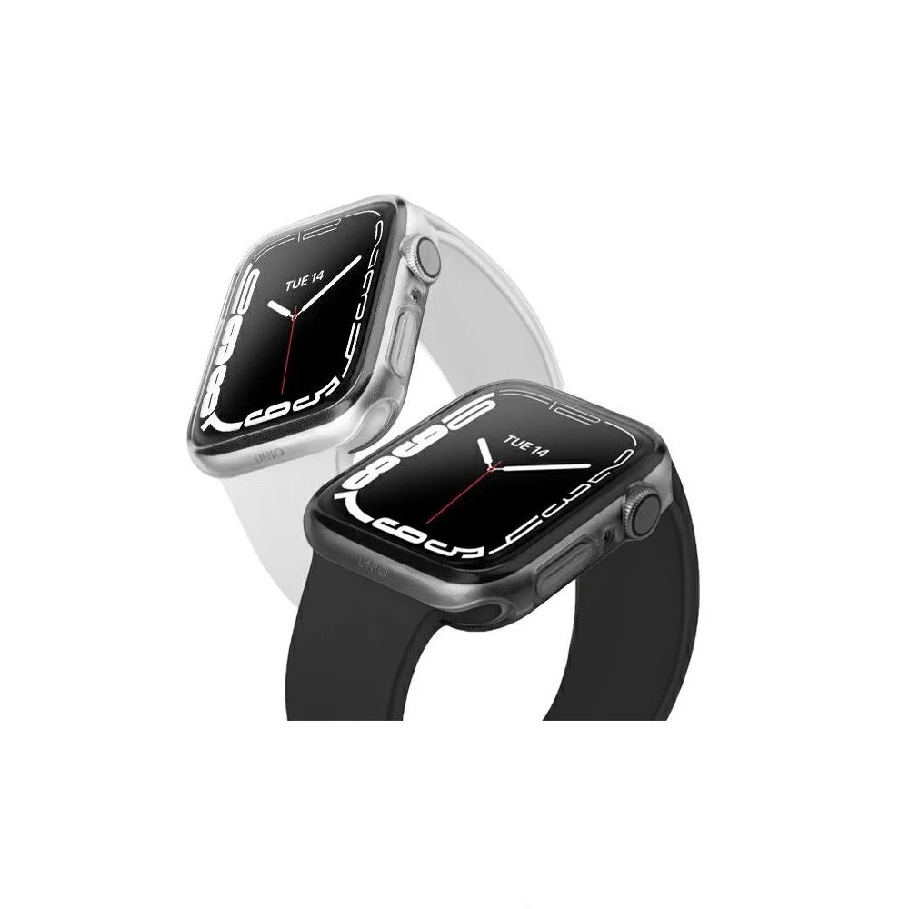  UNIQ GLASE APPLE WATCH CASE DUAL PACK 45MM 