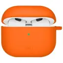 يونيك Nexo Active حافظة سيليكون هجينة مع خطافات أذن رياضية لسماعات AirPods الجيل الرابع / الخامس - برتقالي فولت