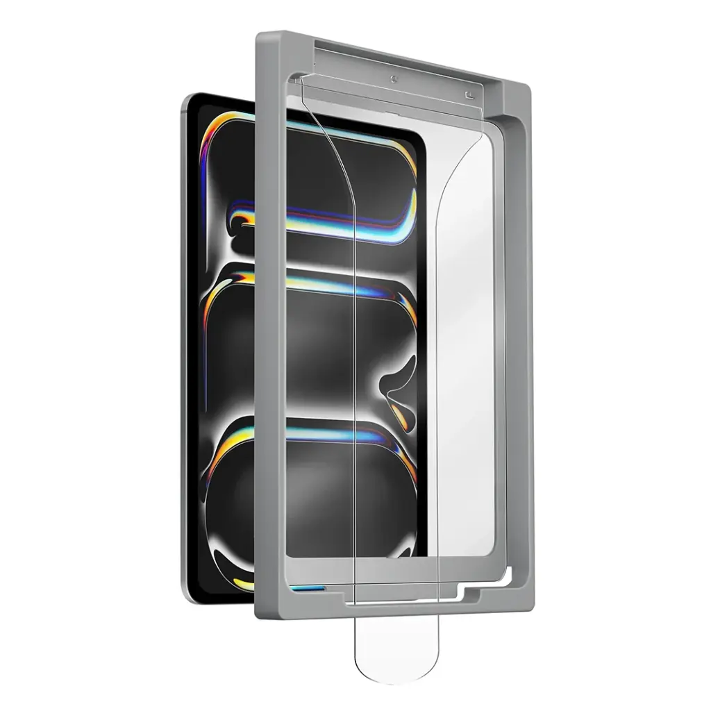  UNIQ OPTIX CLEAR EXOFIT APPLICATOR IPAD PRO 11 (M4) GLASS SCREEN PROTECTOR 