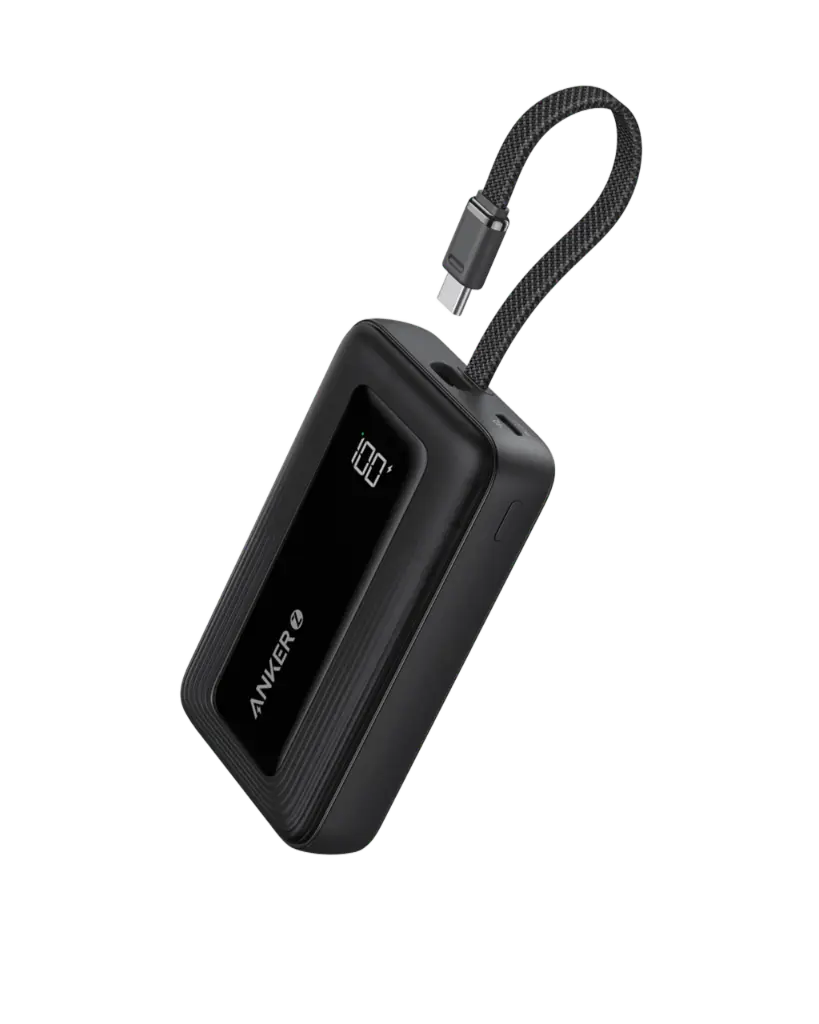 Anker Power Bank 10K 30W Built-In USB-C Cable 