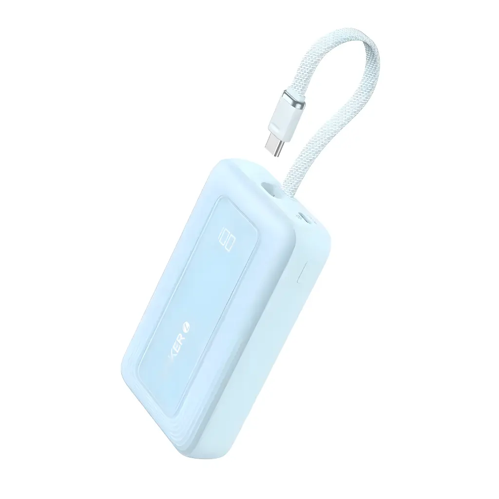 باور بانك أنكر 10,000 ملّي أمبير 30 واط مع كابل USB-C مدمج