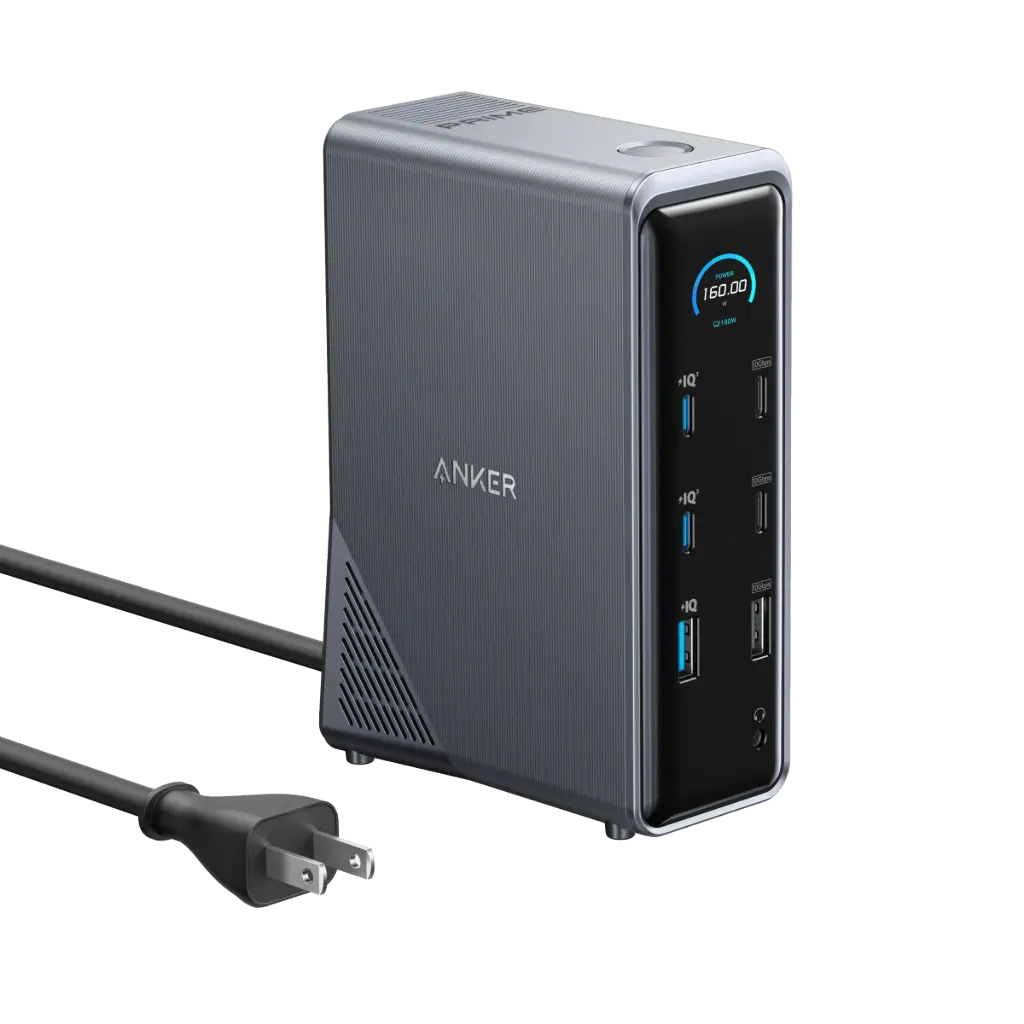 Anker Prime Charging Docking Station 160W 14-in-1 Dual Display 