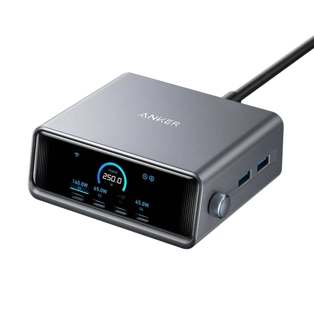 Anker Prime Charger 250W 6-Ports GaNPrime 