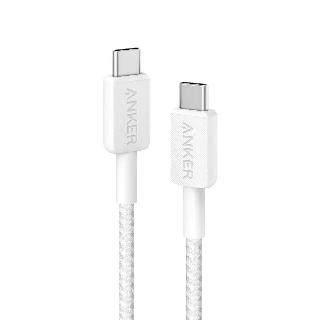 كابل أنكر 322 USB-C إلى USB-C مضفر بطول 3 أقدام
