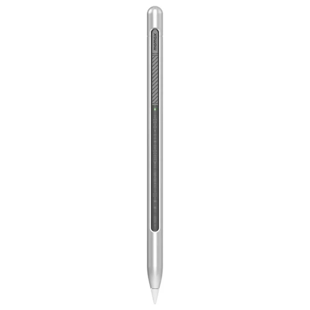Momax Mag.Link Lite Magnetic Charging Active Stylus Pen (Silver)