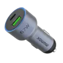 Momax MoVe 67W dual-port car charger with CtoC Cable Space Grey 