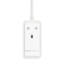 موماكس ONEPLUG سلك تمديد GaN بقوة 65 واط مع منفذ USB، رمادي فضائي