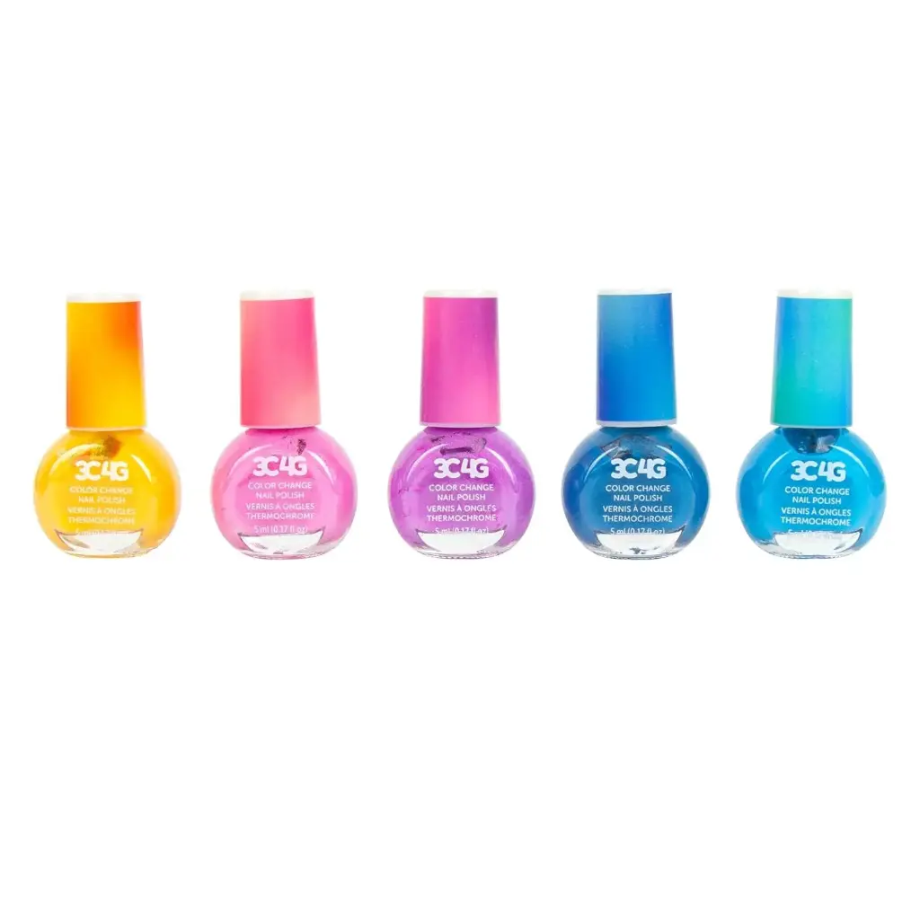 3C4G Color Changing Nail Polish 5Pk