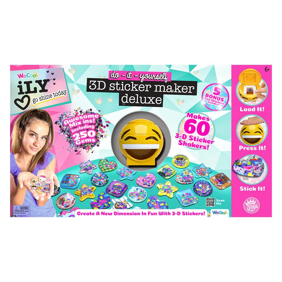 We Cool Ily 3D Sticker Maker Deluxe