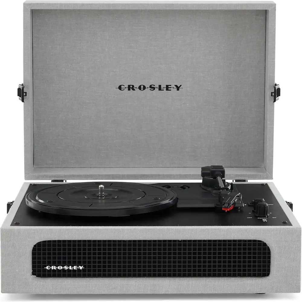 مشغّل أسطوانات Crosley Voyager Turntable رمادي