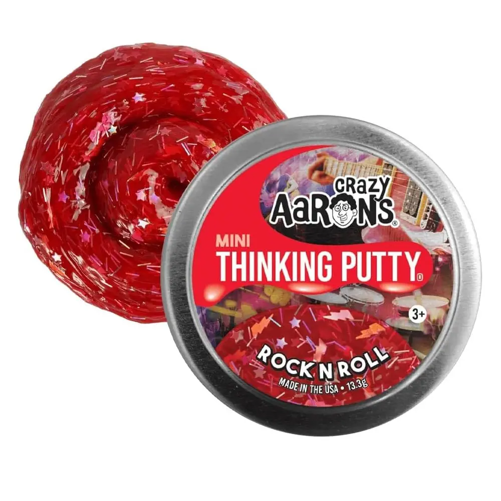 Crazy Aaron Mini Rock N' Roll Thinking Putty Tin