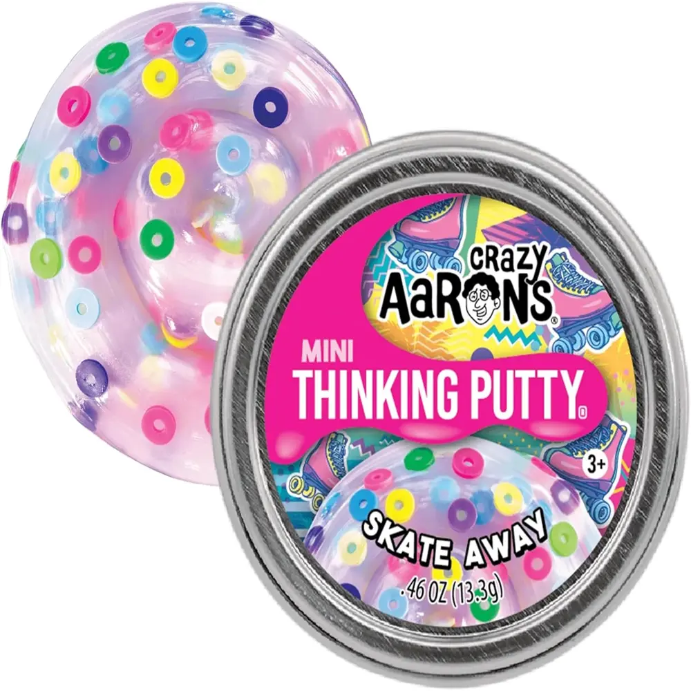 علبة عجينة التفكير Crazy Aaron Mini Skate Away