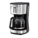 Black & Decker 12 cup coffee maker 900W black/silver 
