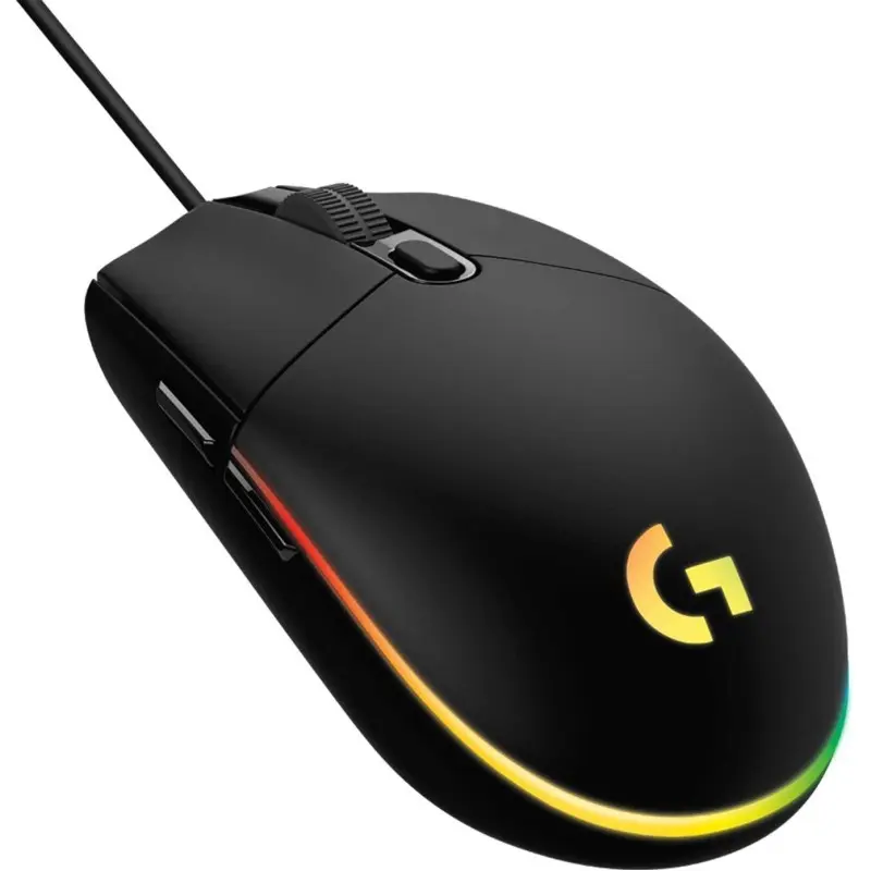 Logitech G203 LIGHTSYNC Gaming Mouse - BLACK