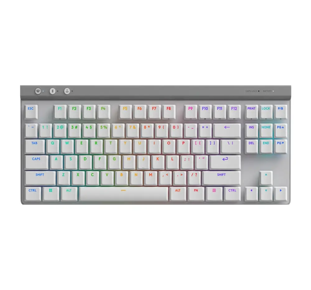 Logitech G515 Lightspeed TKL Tactile Wireless Keyboard (White)