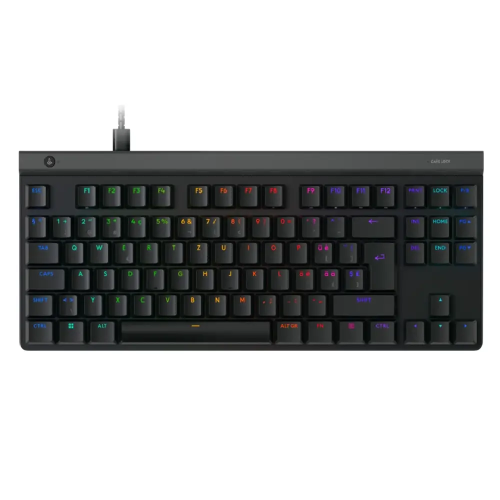 لوحة مفاتيح لوجيتك G515 TKL ميكانيكية بمفاتيح لمسية سلكية  أسود