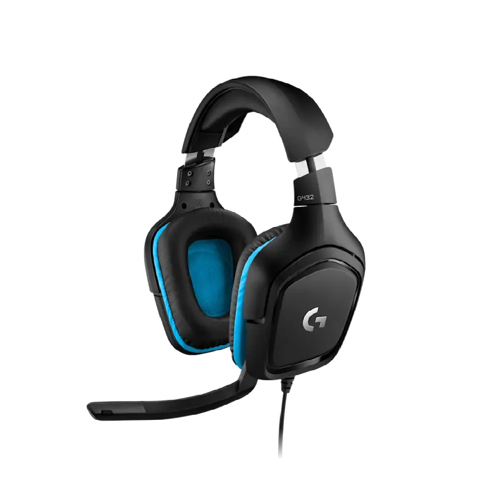 Logitech G432 7.1 Surround Sound Wired Gaming Headset