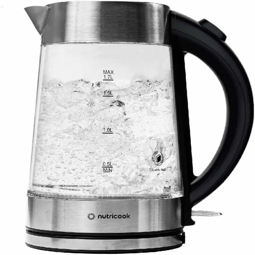 NUTRICOOK GLASS KETTLE 1.7L