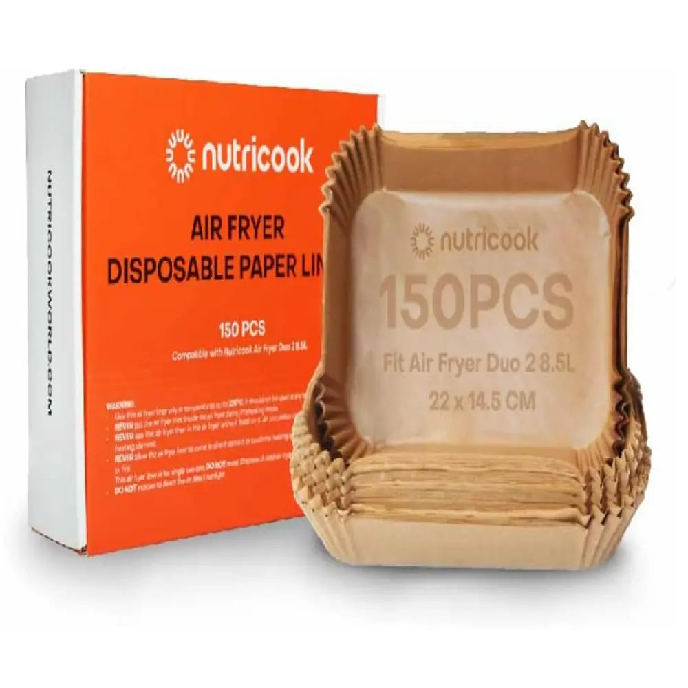 أوراق حماية للقلاية الهوائية Nutricook  مقاس 22 سم (150 قطعة)