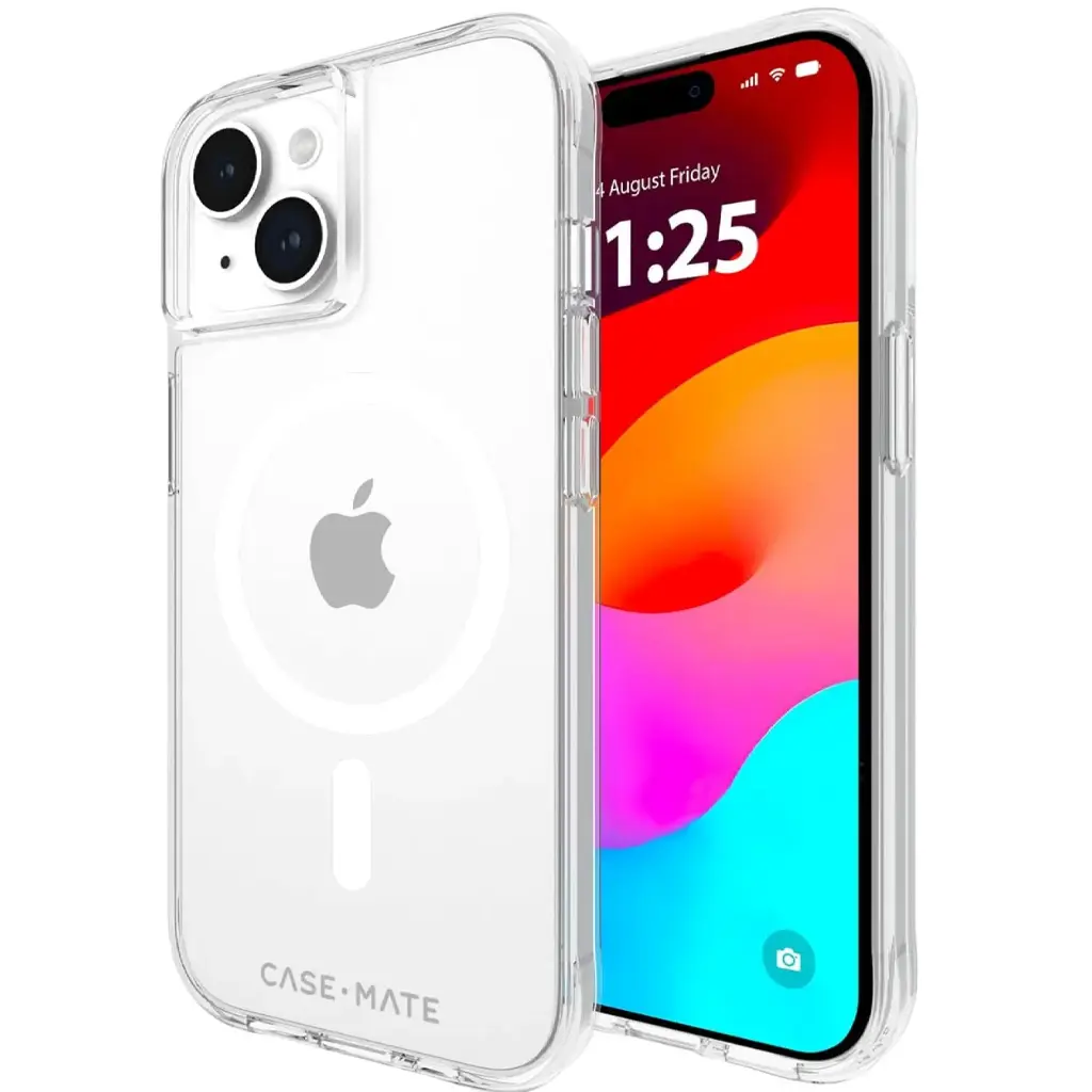 غطاء حماية "كيس ميت" (Case Mate) لهاتف آيفون 15 - طراز "تاف" (Tough) شديد التحمل