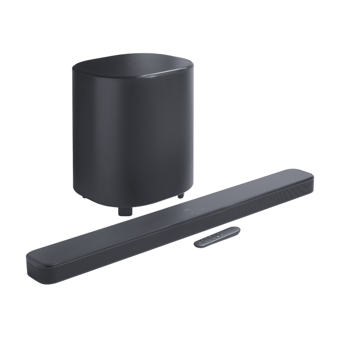 ساوند بار JBL 5.1 بقدرة 750 واط مع تقنية Dolby Atmos ومضخم صوت لاسلكي
