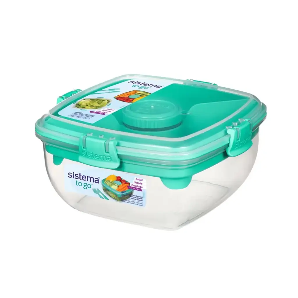 حافظة سلطة سيستيما Salad To Go بسعة 1.1 لتر