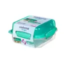 حافظة طعام سيستيما Lunch Stack To Go مربعة بسعة 1.24 لتر