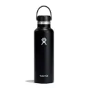 Hydroflask Black – زجاجة حرارية بفوهة قياسية (620 مل)