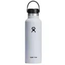 Hydroflask White – زجاجة حرارية بفوهة قياسية (620 مل)