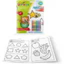 Crayola - Colour&Shape Activity Book With 8 Crayons