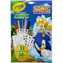 Crayola – مجموعة التلوين والملصقات لشخصية سونيك