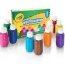 Crayola – 10 زجاجات طلاء قابلة للغسل بسعة 59 مل