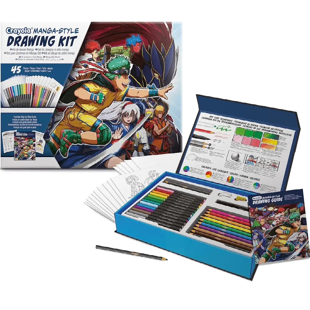 Crayola – مجموعة أدوات الرسم مانغا
