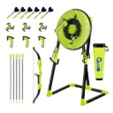 Aojie Sport - 18" Target Set (W/ 3 Axes 3 Spiral Darts 6 Darts 1 Bow 5 Arrows & Quiver)