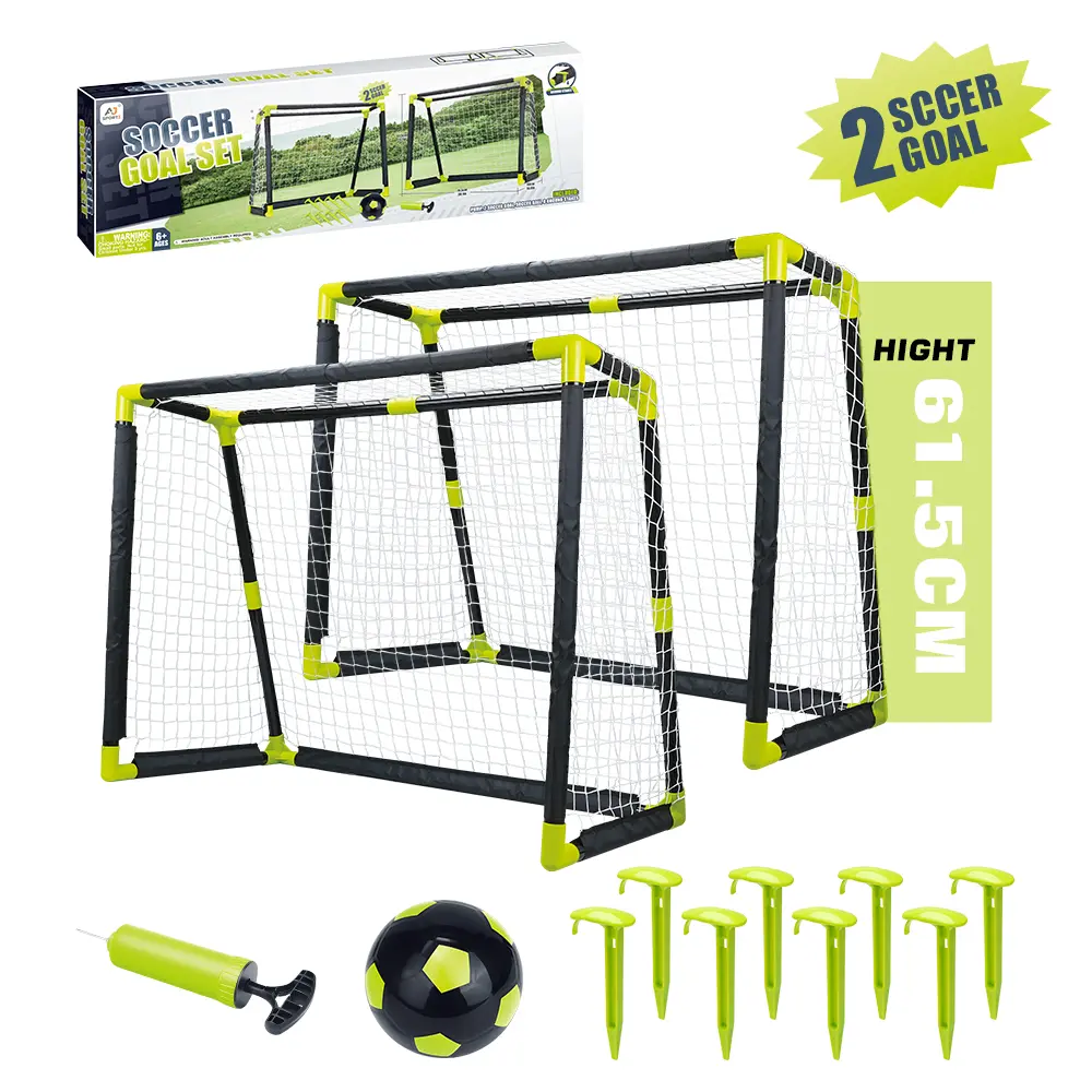 Aojie Sport - Soccer Goal Set (W/ Two Goals One 6' Ball)