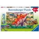 Ravensburger - الحياة البرية الجوراسية 2 × 24 قطعة لغز