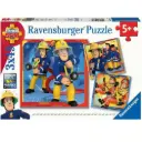 Ravensburger - رجل الإطفاء سام إلى الإنقاذ! 3 ألغاز × 49 قطعة