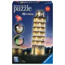 Ravensburger برج بيزا إصدار الليل 216 قطعة ثلاثي الأبعاد