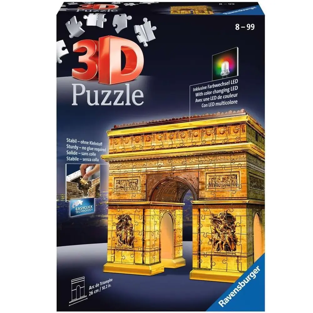 Ravensburger قوس النصر إصدار الليل 216 قطعة ثلاثي الأبعاد