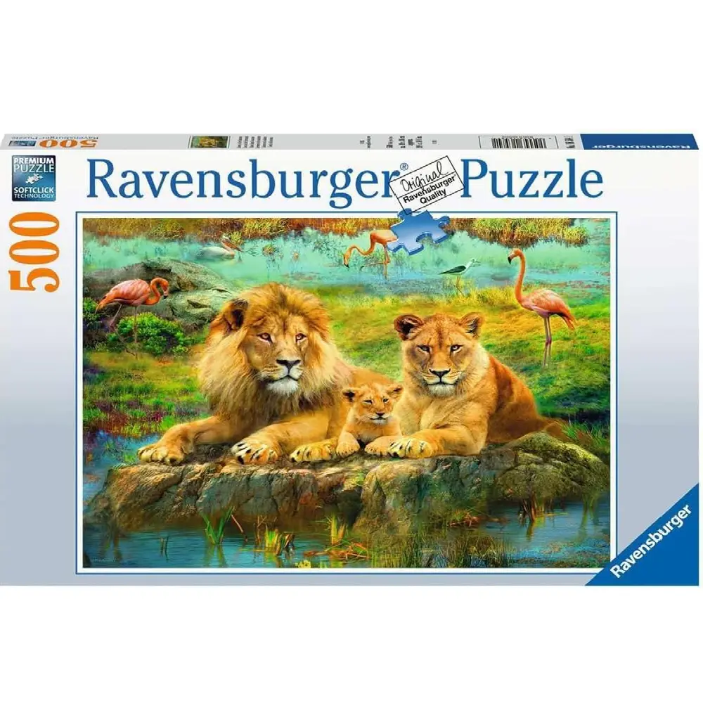 Ravensburger Lions In The Savannah Puzzle 500 Pieces